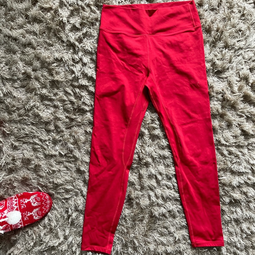 Til you collapse red legging